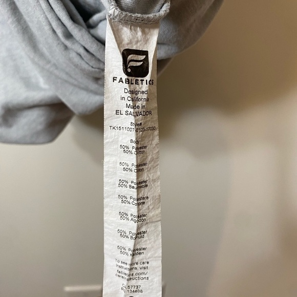 Fabletics Gray Open Front Tank Size Small - Picture 5 of 8